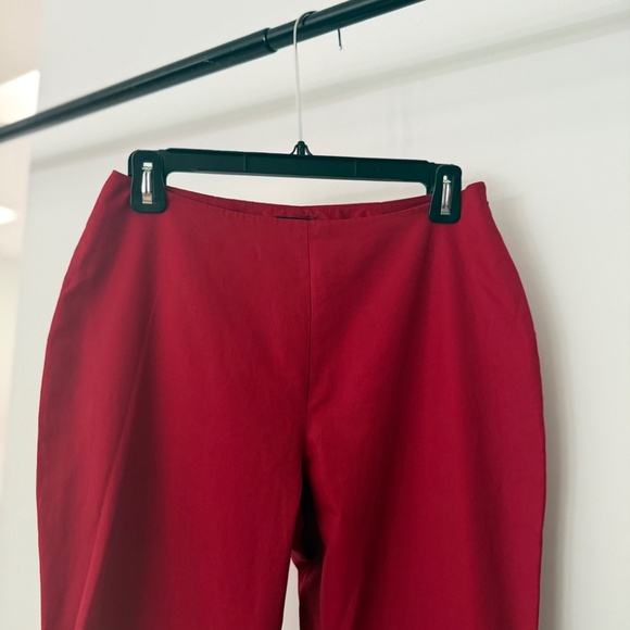 Y2K INC International Concepts Red Side Zippered Fully Lined Pants Size 4 Petite - Picture 2 of 10